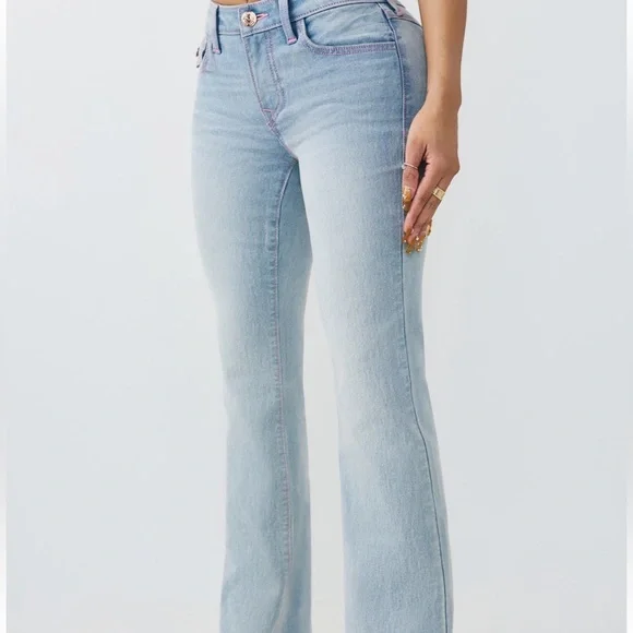 True Religion Light Blue Flare Jeans - Picture 6 of 6